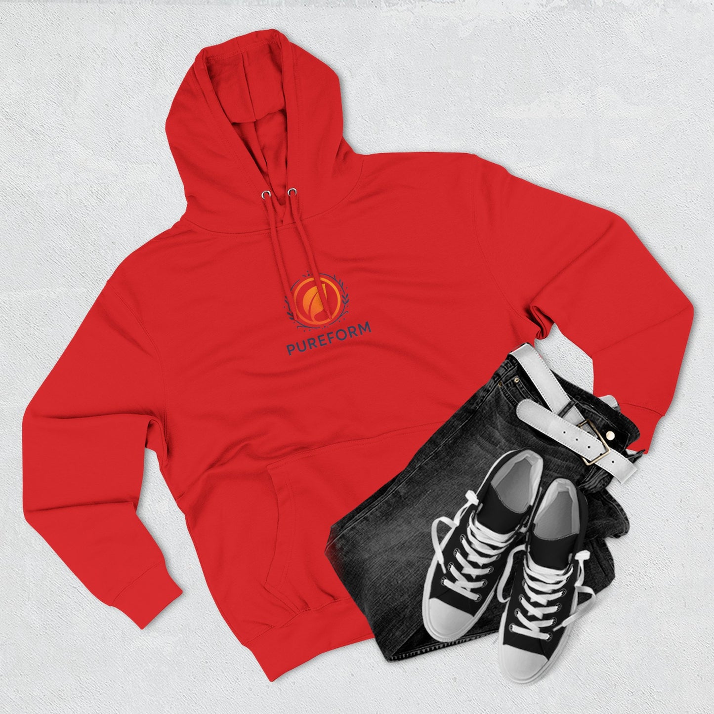 ''PureForm'' Hoodie for Athletes, Unisex Activewear
