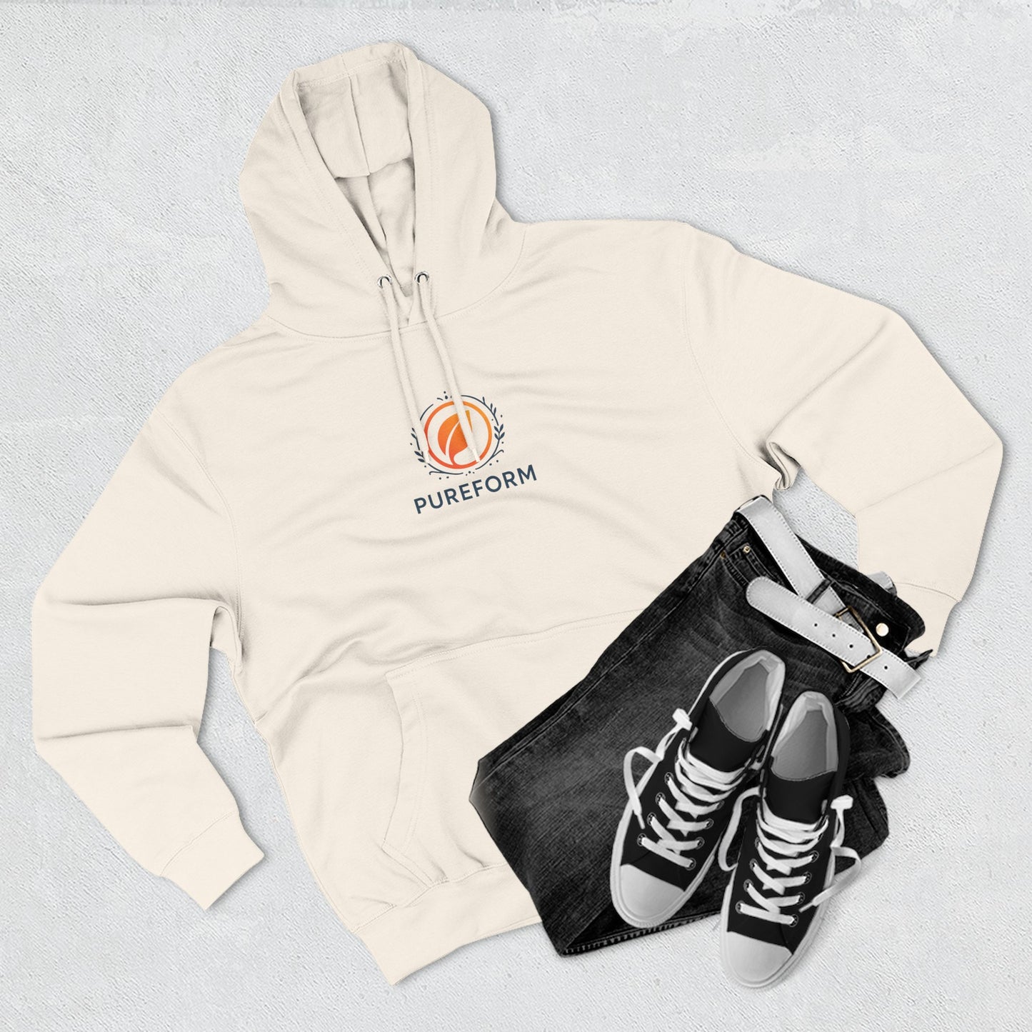 ''PureForm'' Hoodie for Athletes, Unisex Activewear