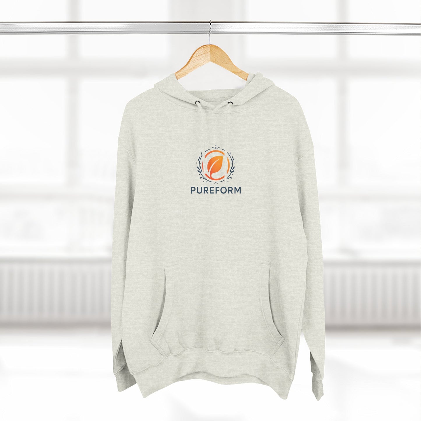 ''PureForm'' Hoodie for Athletes, Unisex Activewear