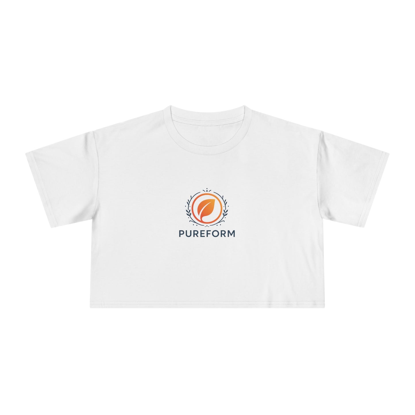 ''PureForm'' Women's Crop Tee - Stylish and Comfortable Activewear for Everyday