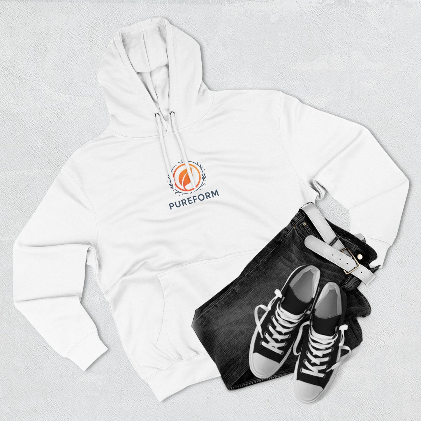 ''PureForm'' Hoodie for Athletes, Unisex Activewear