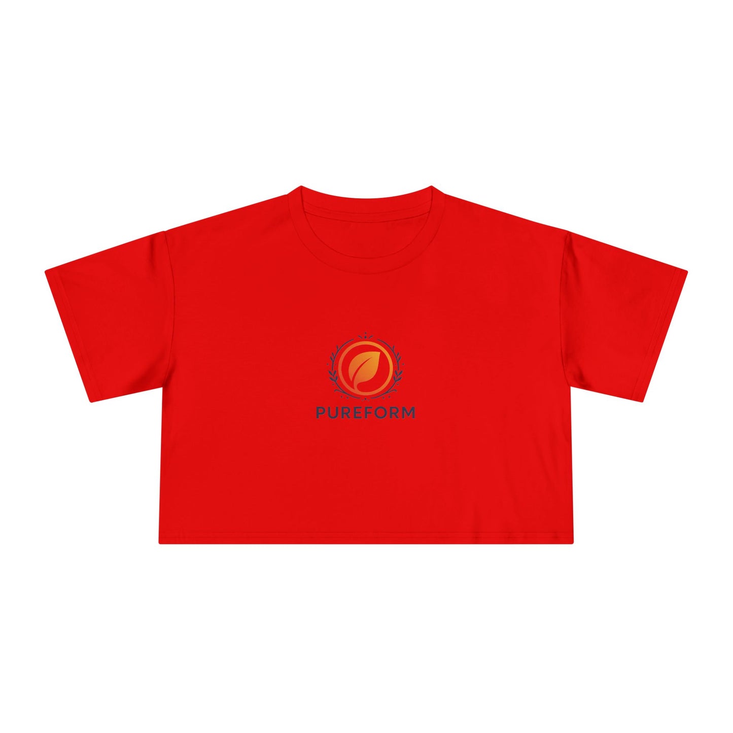 ''PureForm'' Women's Crop Tee - Stylish and Comfortable Activewear for Everyday