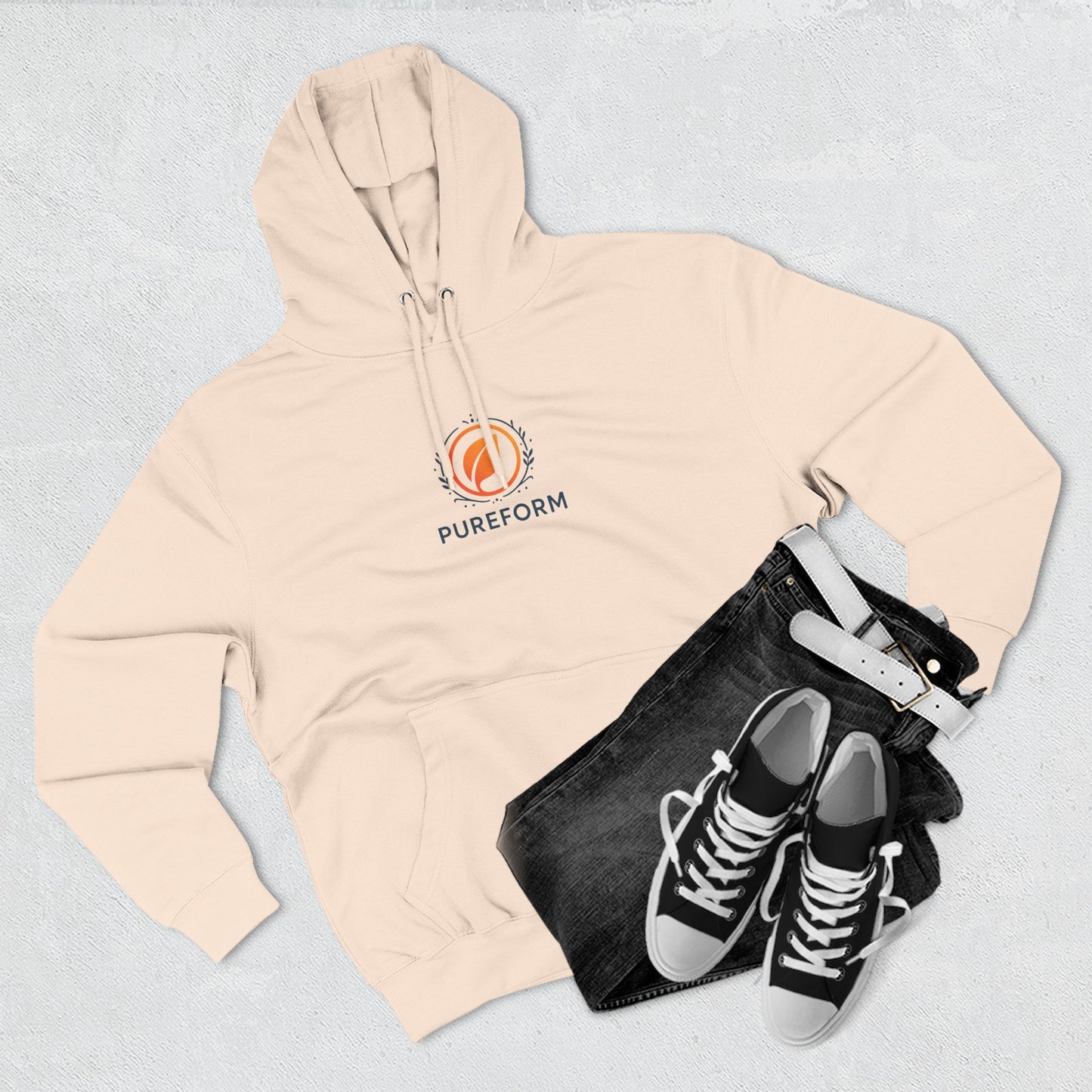 ''PureForm'' Hoodie for Athletes, Unisex Activewear