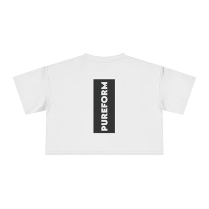 ''PureForm'' Women's Crop Tee - Stylish and Comfortable Activewear for Everyday