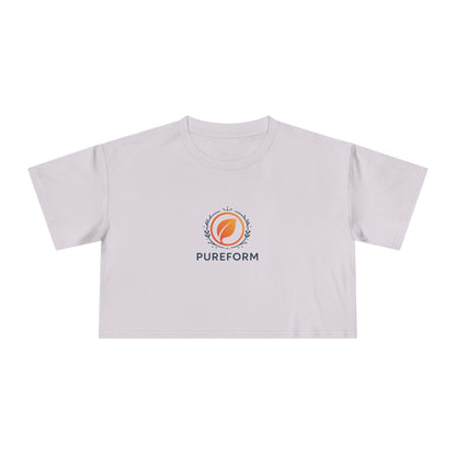 ''PureForm'' Women's Crop Tee - Stylish and Comfortable Activewear for Everyday