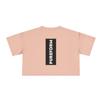 ''PureForm'' Women's Crop Tee - Stylish and Comfortable Activewear for Everyday