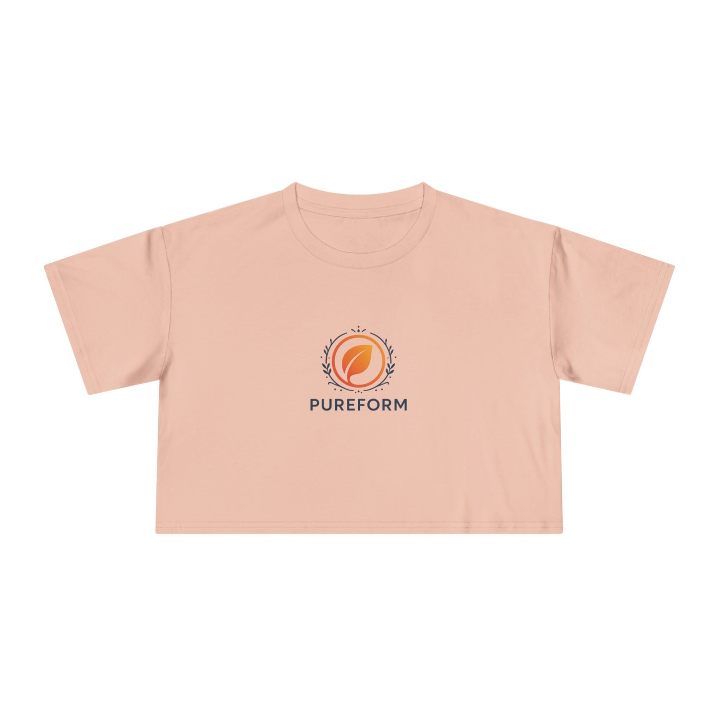 ''PureForm'' Women's Crop Tee - Stylish and Comfortable Activewear for Everyday