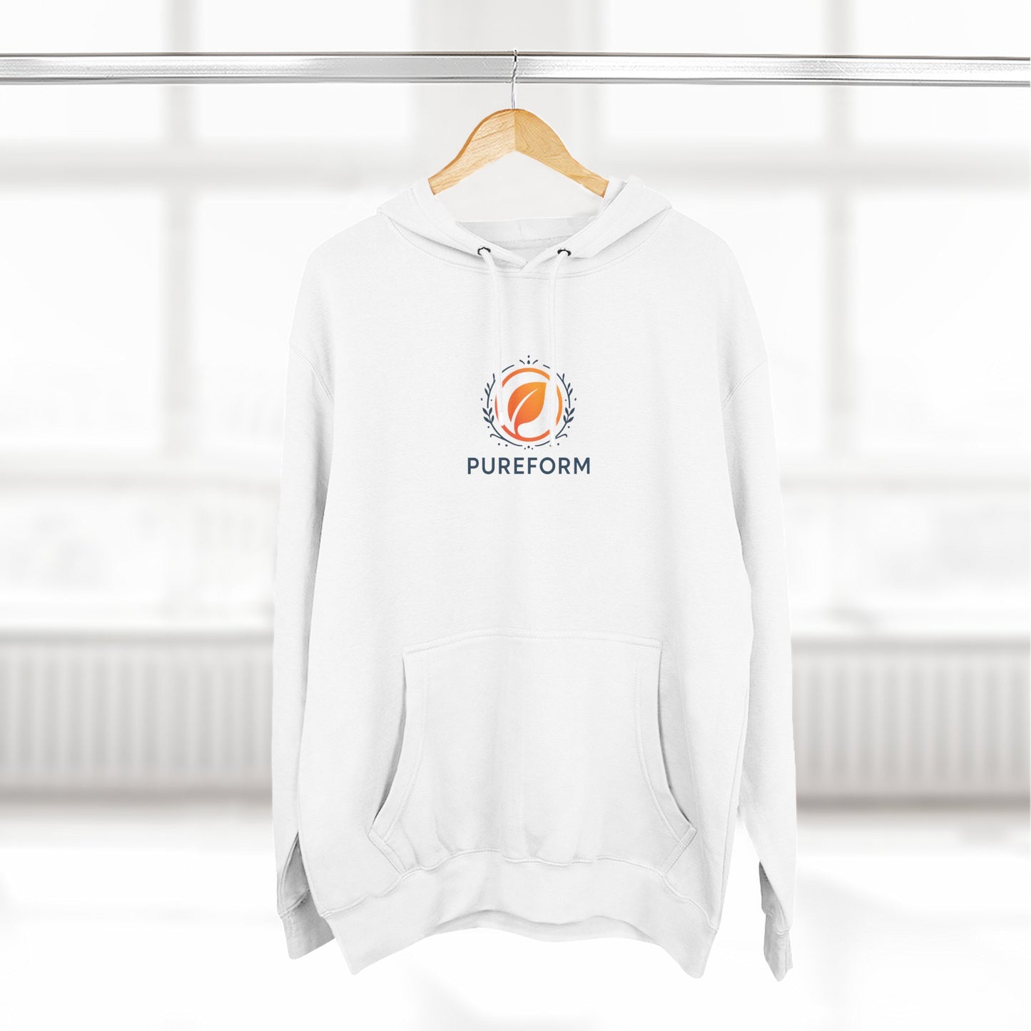 ''PureForm'' Hoodie for Athletes, Unisex Activewear